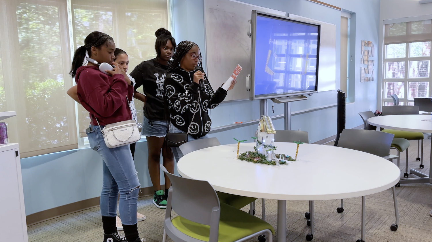  Charlotte-Mecklenburg Schools female students explore their opportunities in STEM industries.